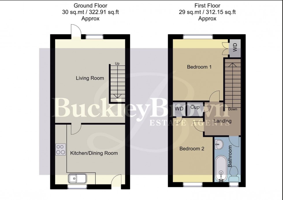 Floorplan for Hayman Close, Mansfield Woodhouse, Mansfield