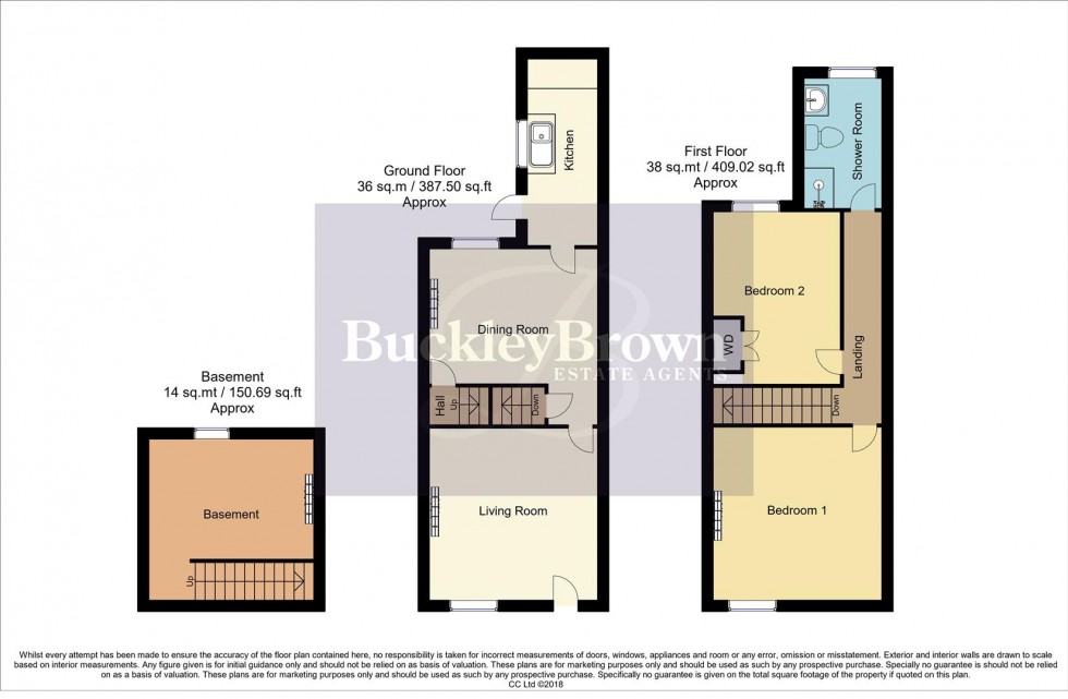 Floorplan for Birkland Street, Mansfield