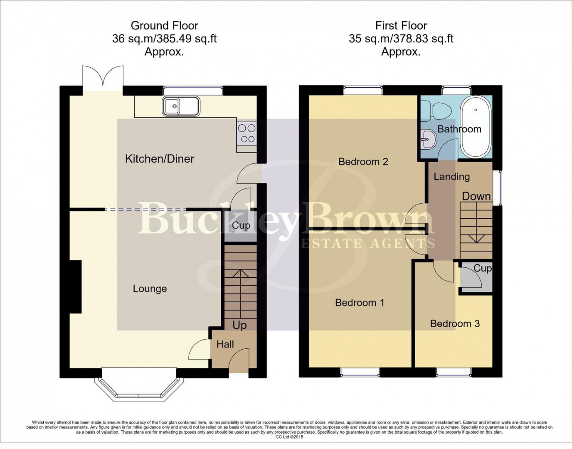 Floorplan for Dundee Drive, Mansfield Woodhouse, Mansfield
