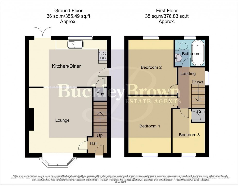 Floorplan for Dundee Drive, Mansfield Woodhouse, Mansfield