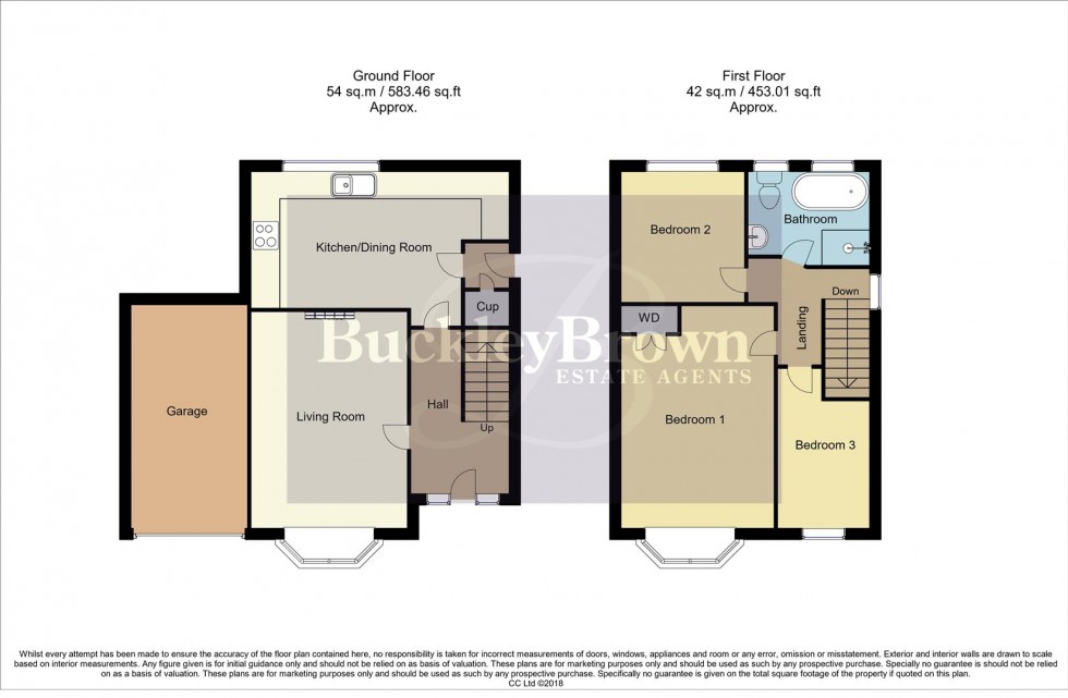 Floorplan for Haddon Road, Mansfield