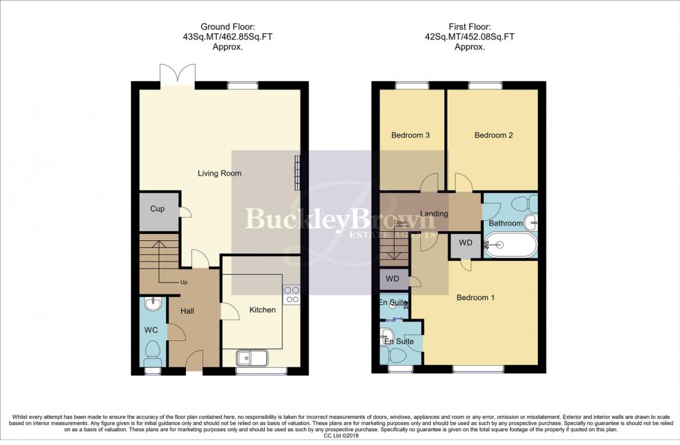 Floorplan for Caunton Close, Meden Vale, Mansfield