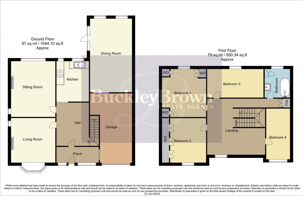 Floorplan for Beech Hill Drive, Mansfield