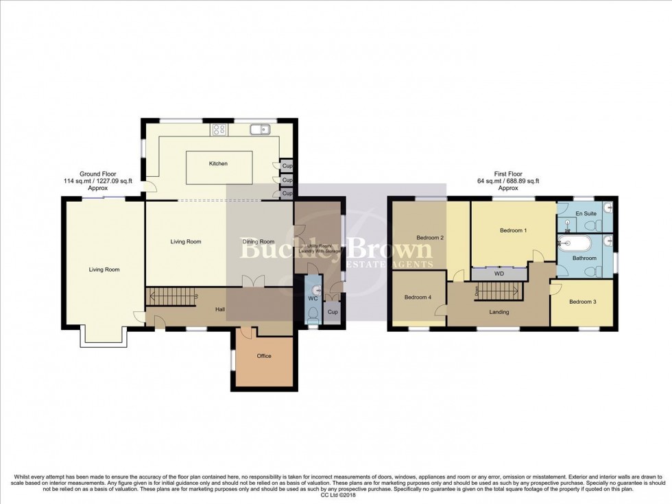 Floorplan for Dover Beck Close, Ravenshead, Nottingham