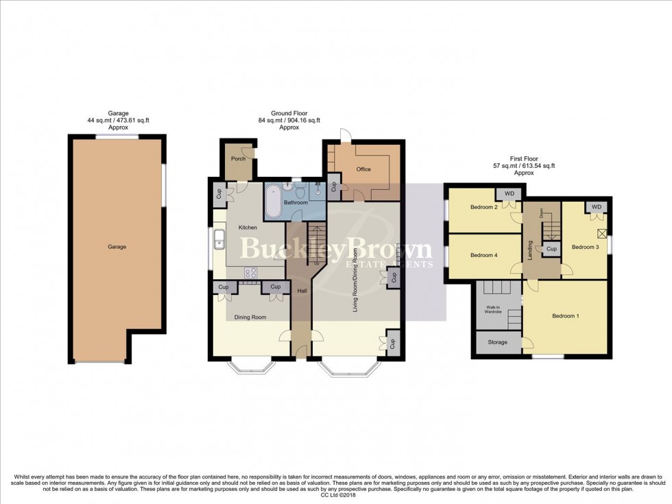 Floorplan for Southwell Road East, Rainworth, Mansfield