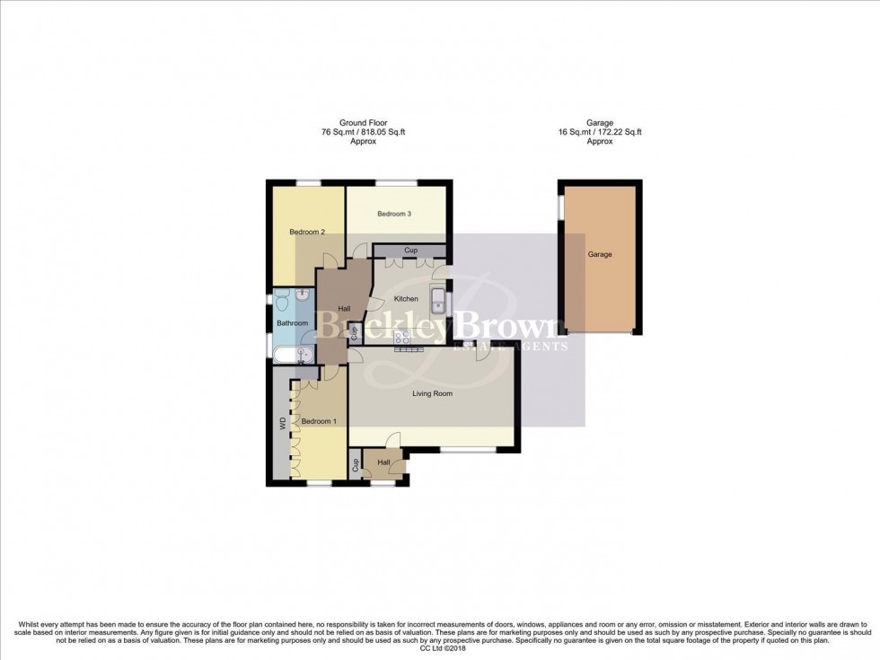 Floorplan for Rufford Drive, Mansfield Woodhouse, Mansfield