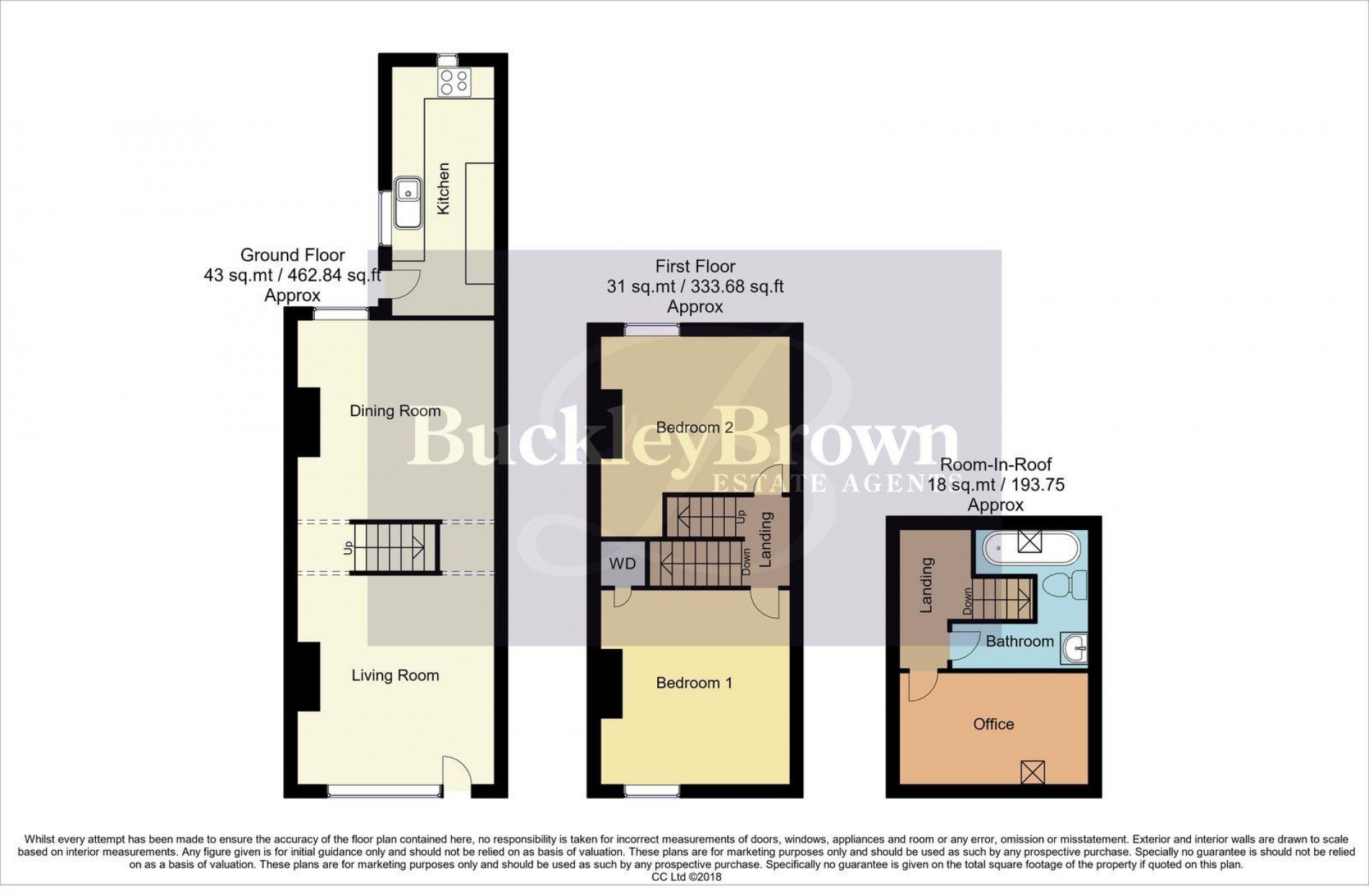 Floorplan for St. Michaels Street, Sutton-In-Ashfield