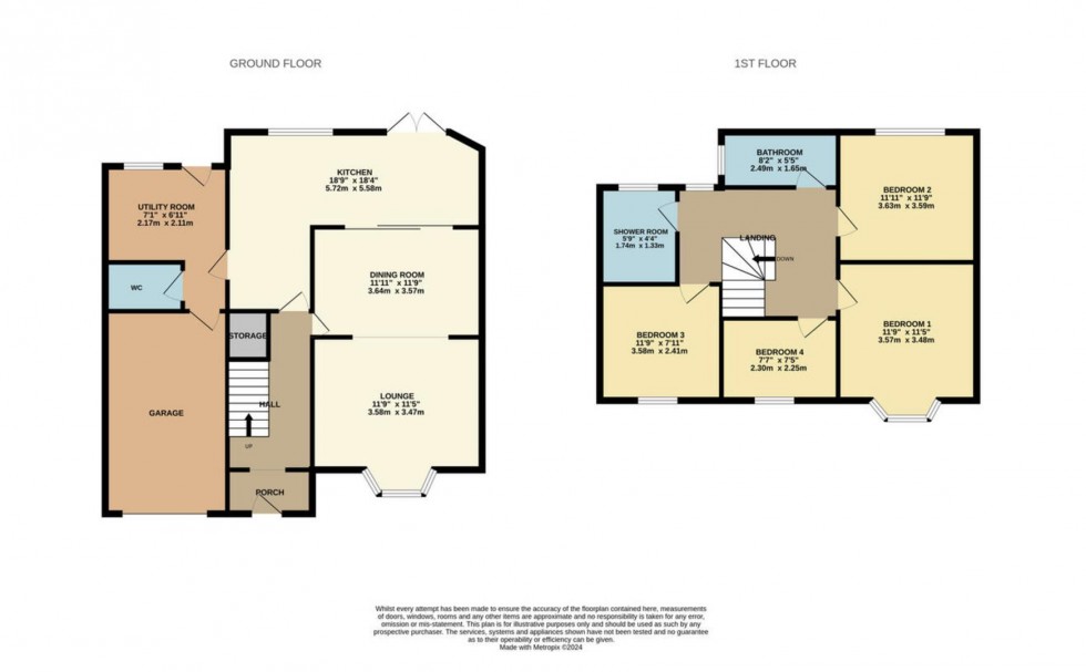 Floorplan for Beresford Road, Mansfield Woodhouse