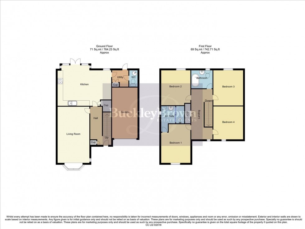 Floorplan for Trafalgar Way, Mansfield Woodhouse, Mansfield