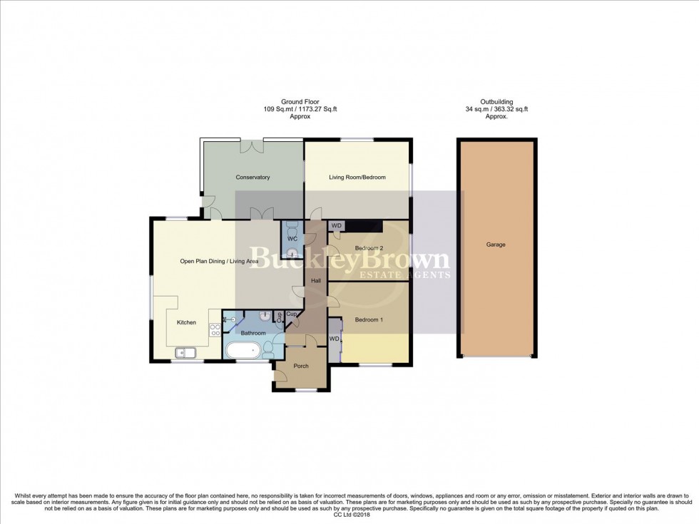 Floorplan for Main Street, Blidworth, Mansfield