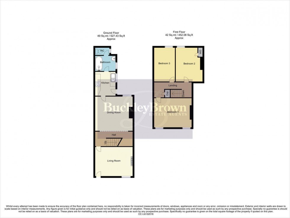 Floorplan for Marlborough Road, Kirkby-In-Ashfield, Nottingham