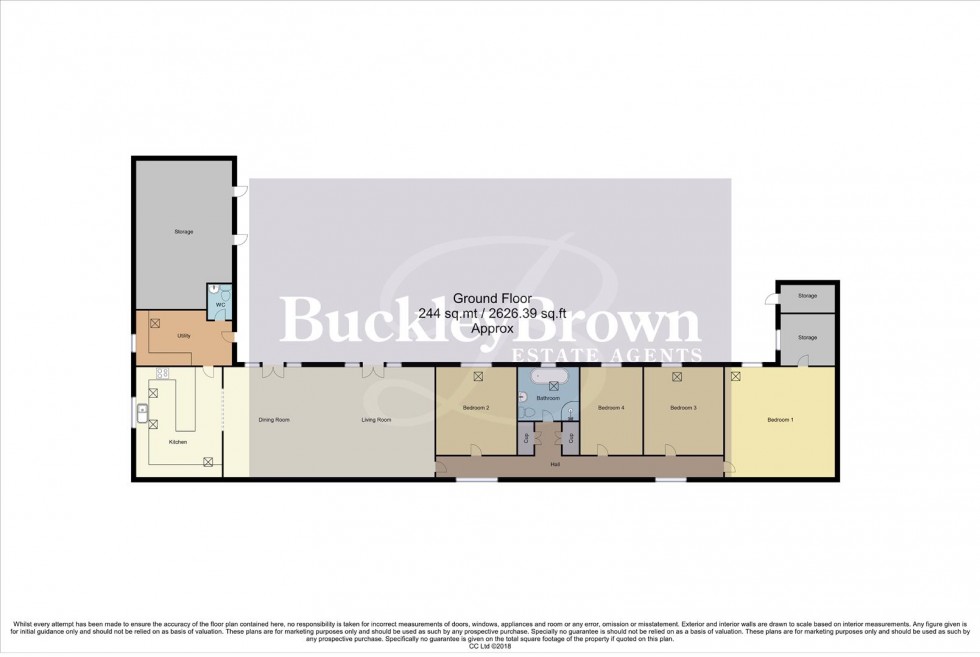 Floorplan for Chesterfield Road, Huthwaite, Sutton-In-Ashfield