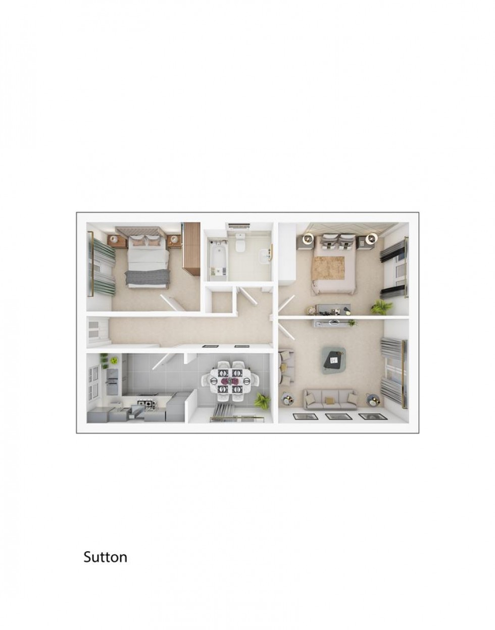 Floorplan for Kirklington Road, Bilsthorpe