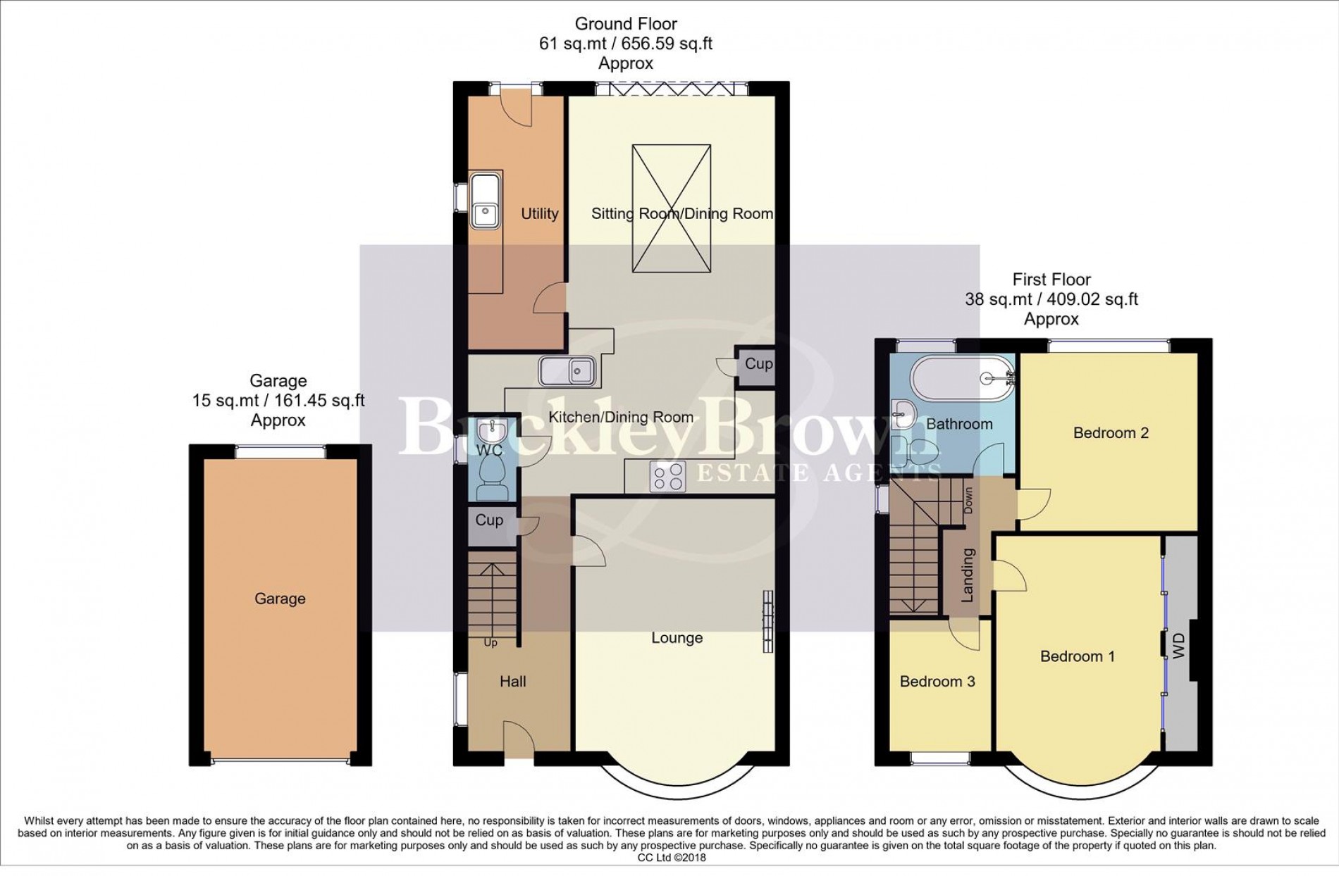 Floorplan for Clifton Grove, Mansfield