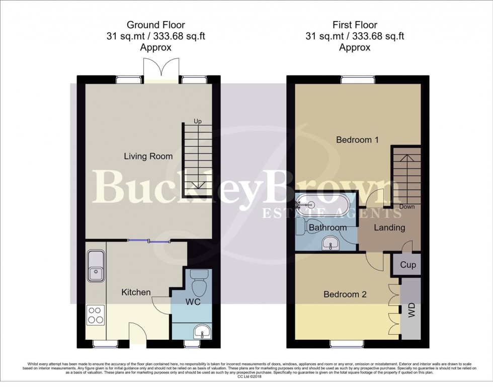 Floorplan for Red Kite Close, Hucknall, Nottingham