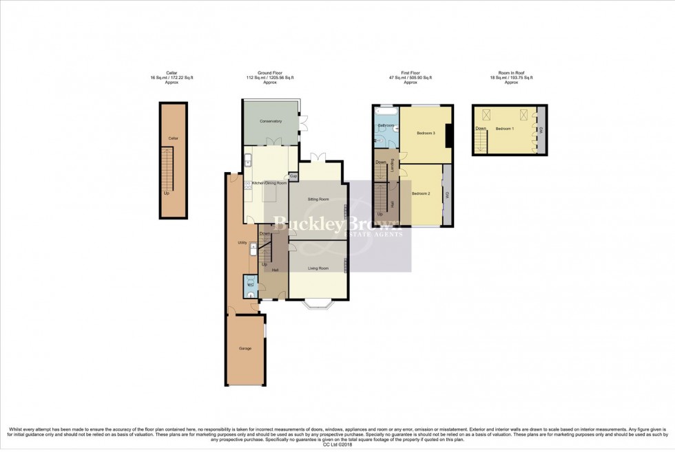 Floorplan for Caudwell Drive, Mansfield