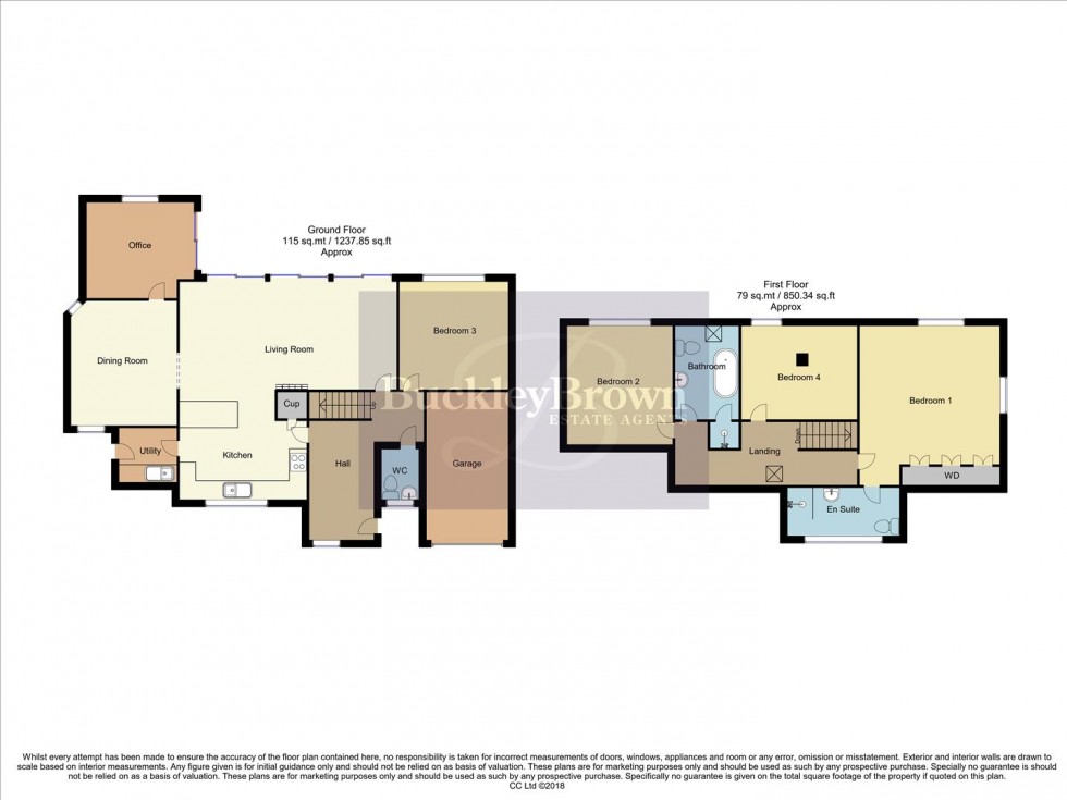 Floorplan for Lea Close, Ravenshead, Nottingham