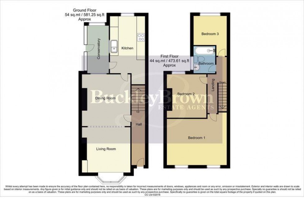 Floorplan for Yorke Street, Mansfield Woodhouse, Mansfield