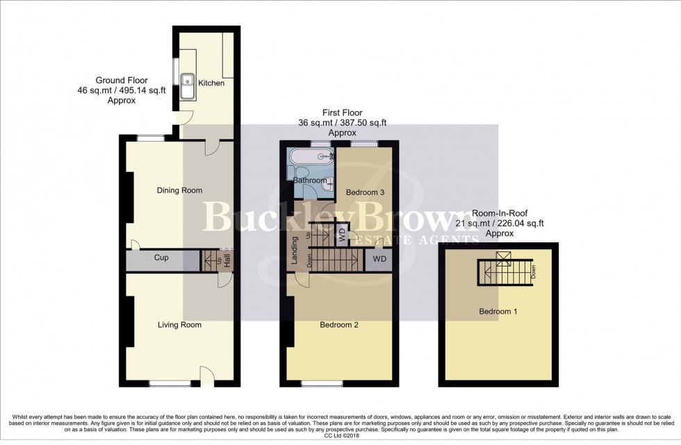 Floorplan for Main Street, Huthwaite, Sutton-In-Ashfield