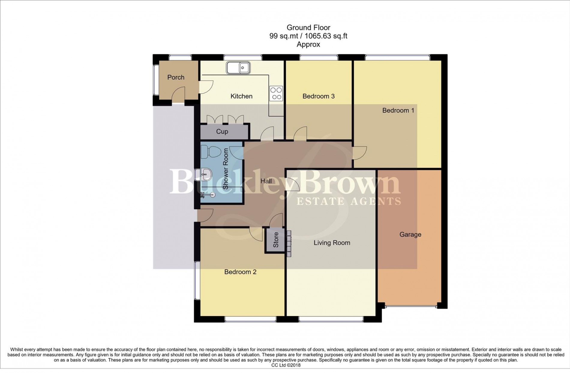 Floorplan for Berwick Avenue, Mansfield