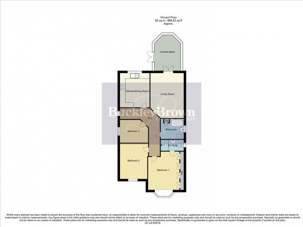 Floorplan for Milton Crescent, Ravenshead, Nottingham