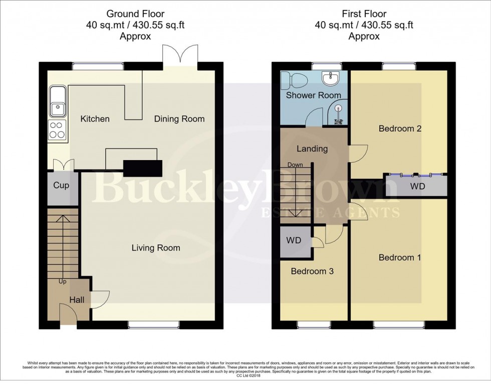 Floorplan for Sandringham Drive, Mansfield Woodhouse, Mansfield