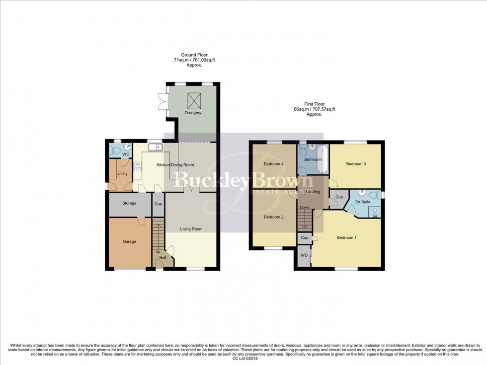 Floorplan for Nightingale Close, Mansfield