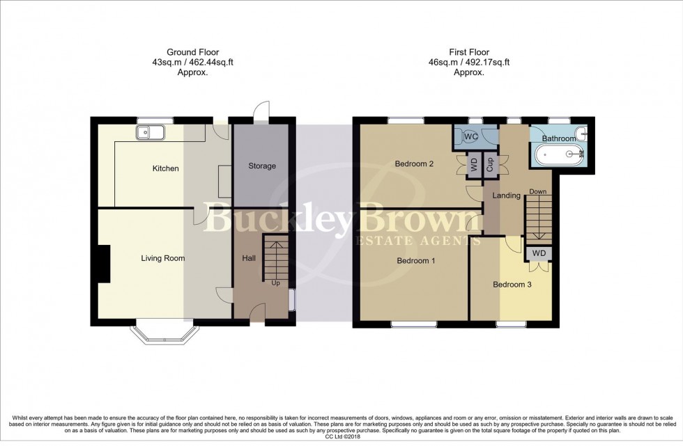 Floorplan for Lansbury Road, Edwinstowe, Mansfield