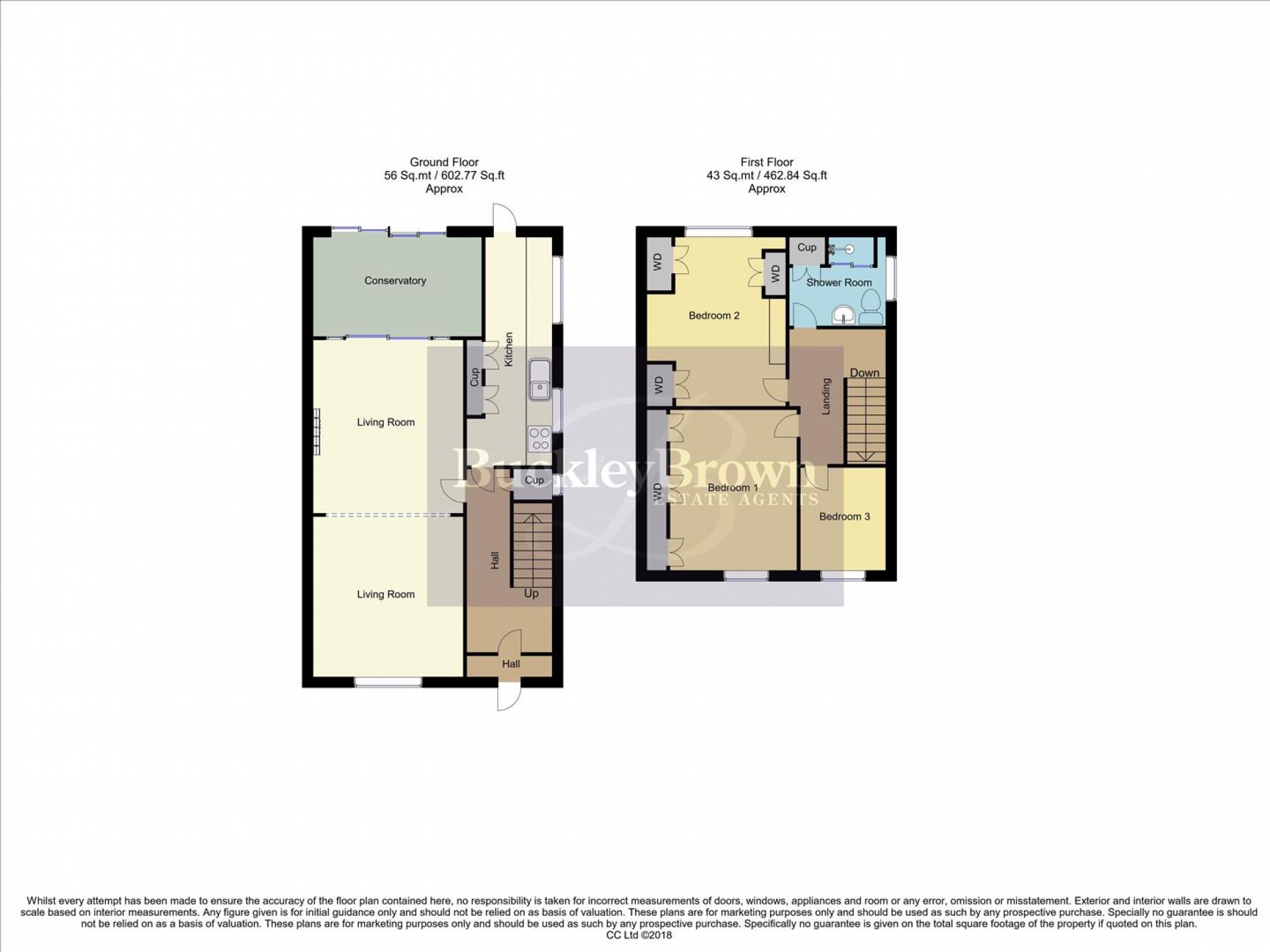 Floorplan for Hillsway Crescent, Mansfield