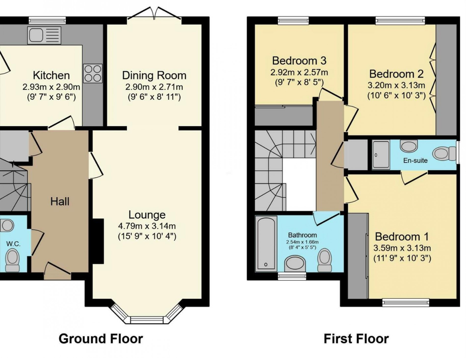 Floorplan for Maun Close, Sutton-In-Ashfield