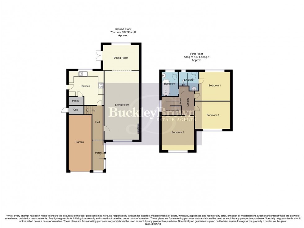 Floorplan for Manvers Crescent, Edwinstowe, Mansfield