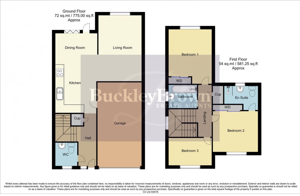 Floorplan for Robin Close, Ollerton, Newark