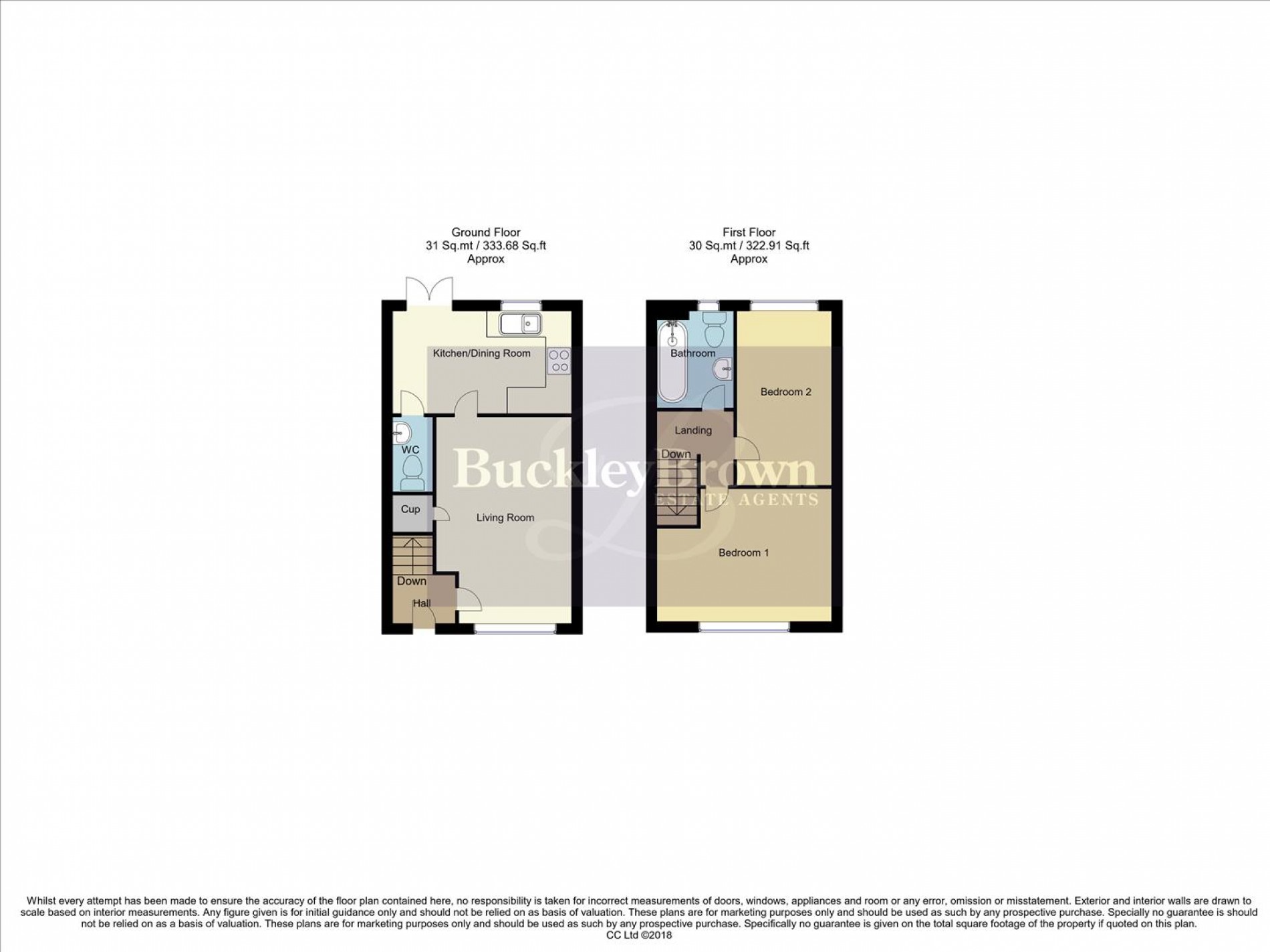 Floorplan for Banksman Way, New Ollerton, Newark