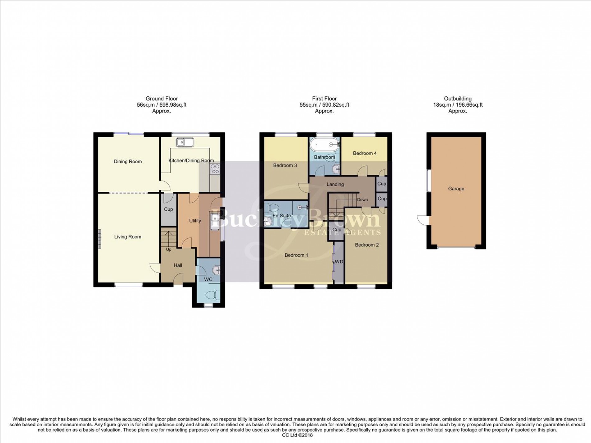 Floorplan for Ashover Close, Ravenshead, Nottingham