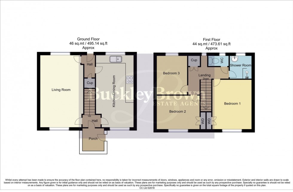 Floorplan for St. Thomas's Close, Tibshelf, Alfreton