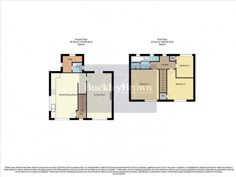 Floorplan for Beardsley Road, Edwinstowe, Mansfield