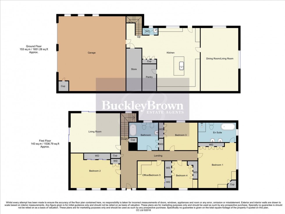 Floorplan for Cresswell Road, Cuckney, Mansfield