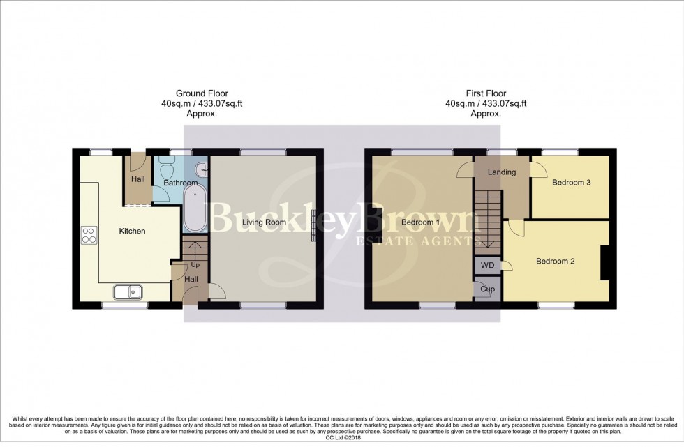 Floorplan for Bishops Walk, Church Warsop, Mansfield