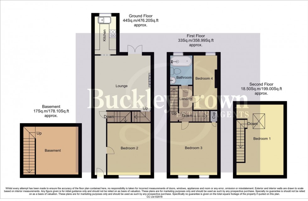 Floorplan for Welbeck Street, Mansfield