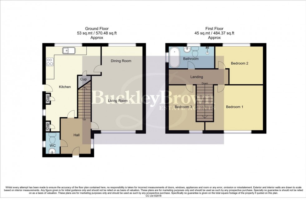 Floorplan for Slant Lane, Shirebrook, Mansfield