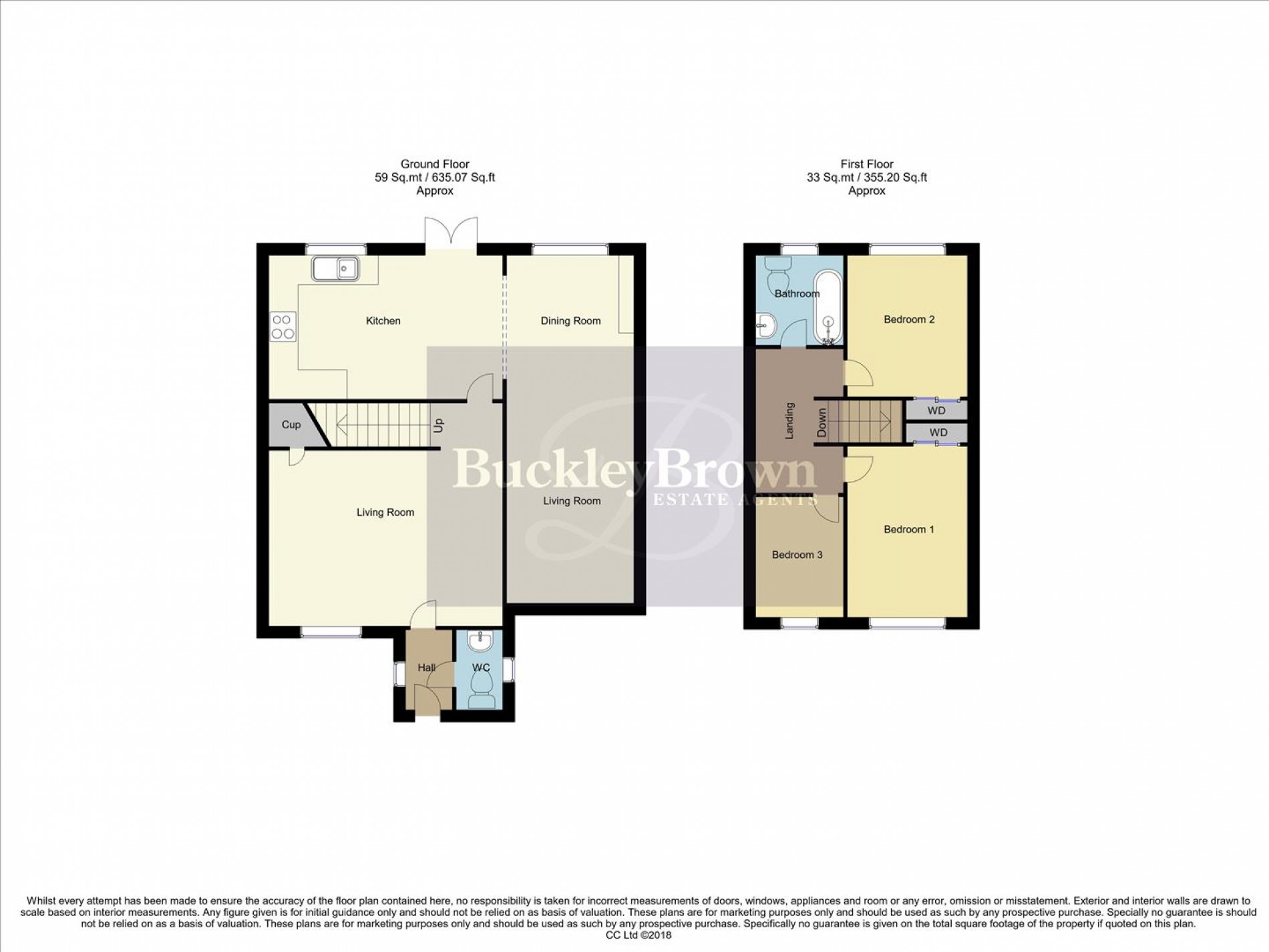 Floorplan for Whinney Lane, New Ollerton, Newark