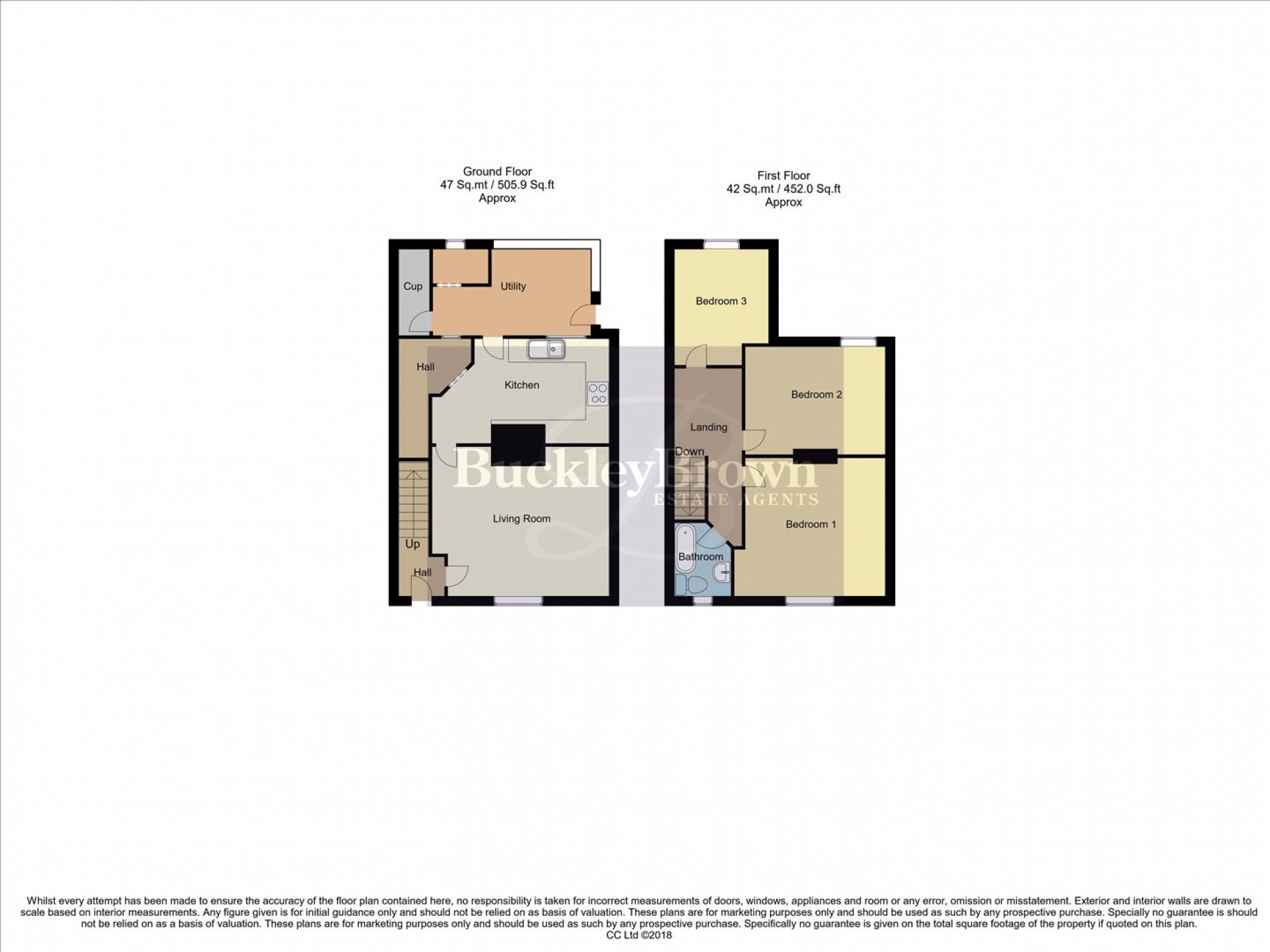 Floorplan for Oak Avenue, New Ollerton, Newark