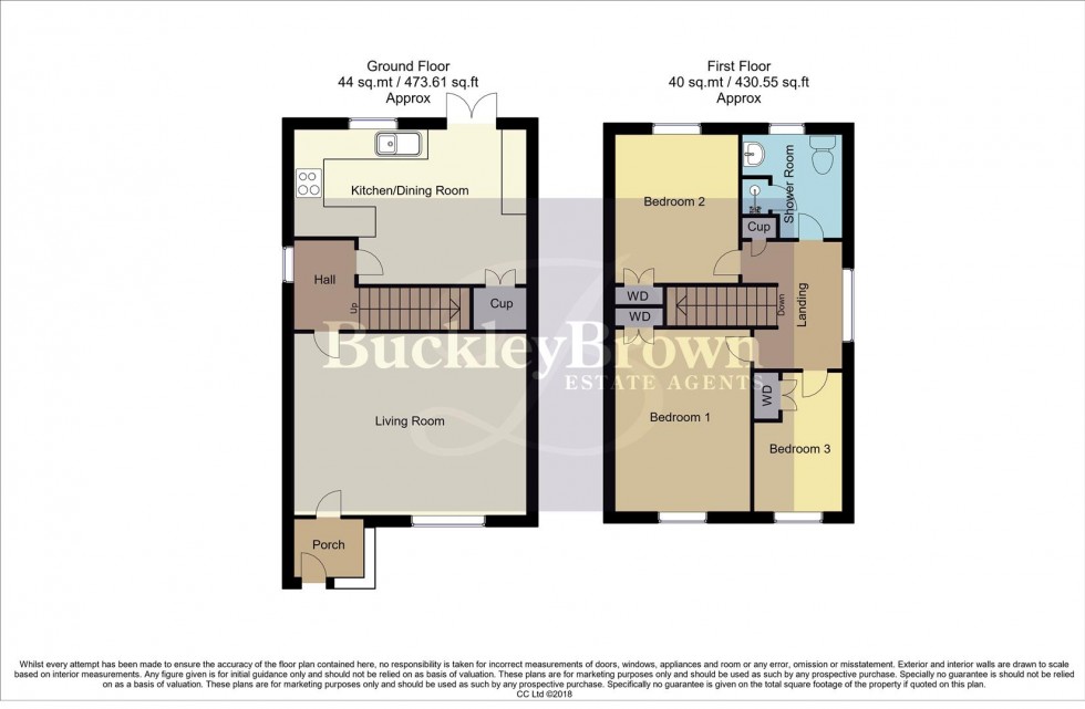 Floorplan for Norfolk Court, Mansfield Woodhouse, Mansfield