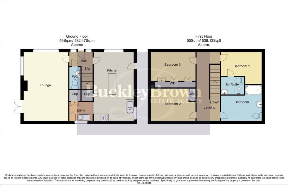 Floorplan for Mansfield Road, Glapwell, Chesterfield