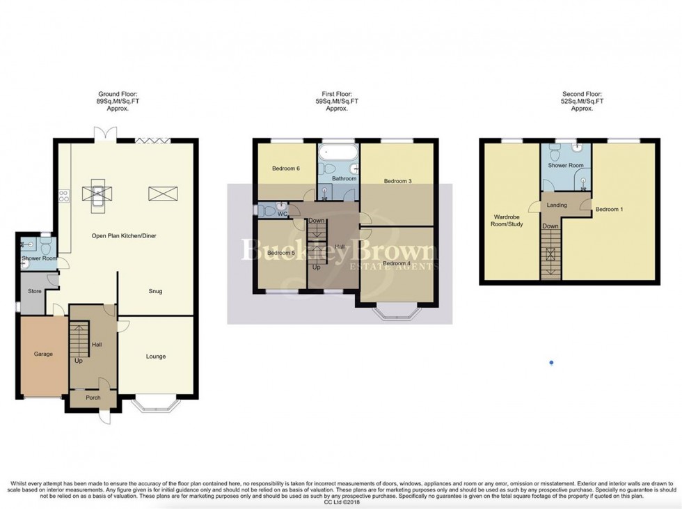 Floorplan for Hillsway Crescent, Mansfield