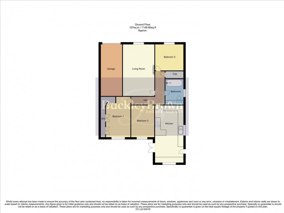 Floorplan for Conway Close, Mansfield