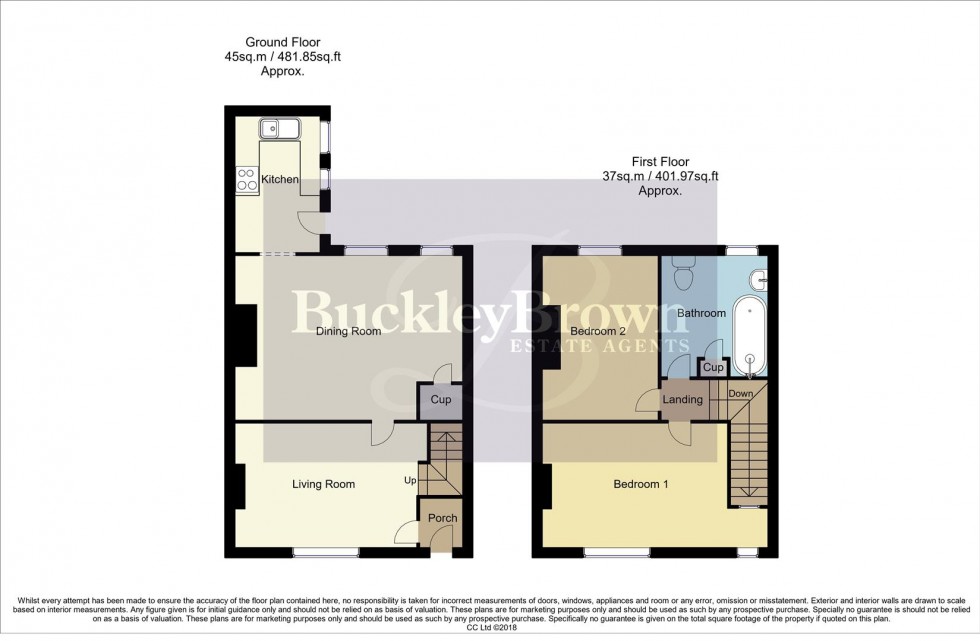 Floorplan for Pettifor Terrace, Westhouses, Alfreton