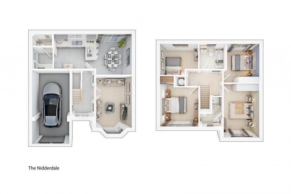 Floorplan for Plot 101 Nidderdale, Kirklington Road, Bilsthorpe, Newark