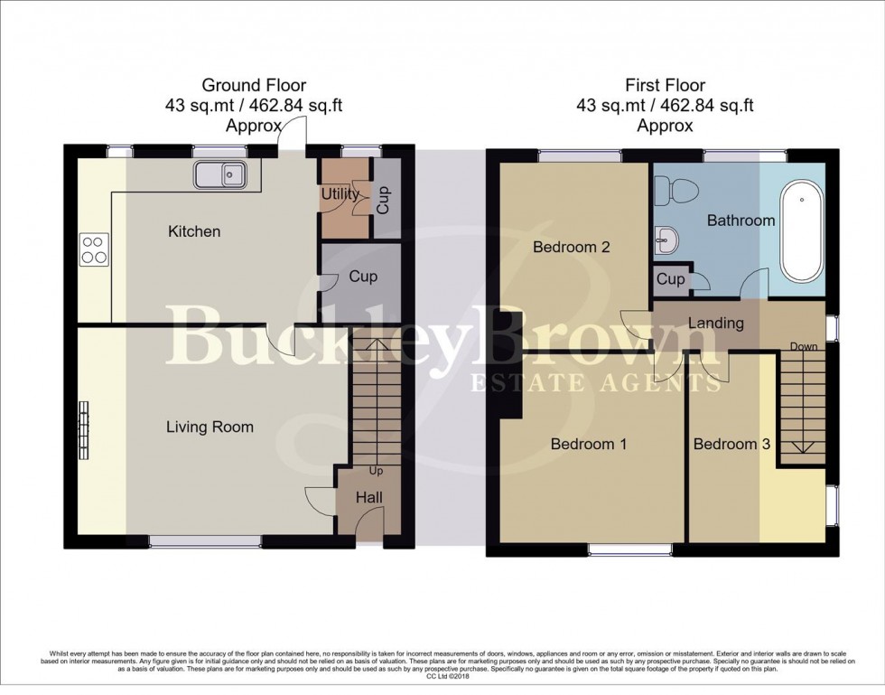 Floorplan for Cul De Sac, Bilsthorpe, Newark