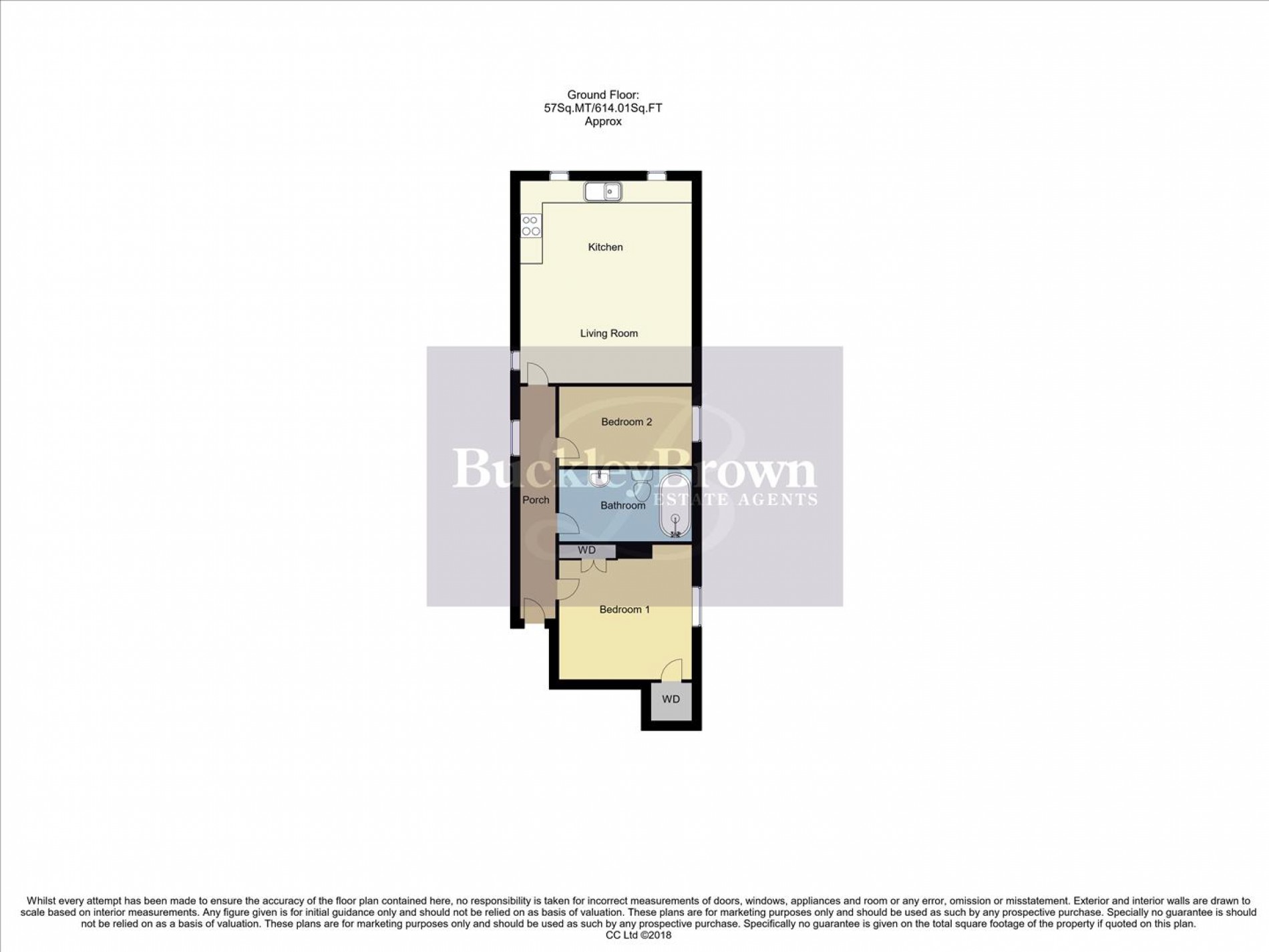 Floorplan for Gardiners Court, Mansfield Woodhouse, Mansfield